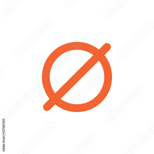 Free Download Empty set or null set or slashed zero icon symbol in mathematics - GFXLoad