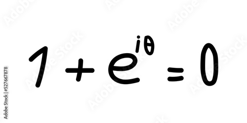 hand drawn of euler's identity