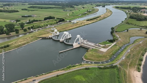 Amerongen weir and lock complex is a hydraulic work of art in the Netherlands. Including a hydroelectric power station on the Lower Rhine and fish ladder.