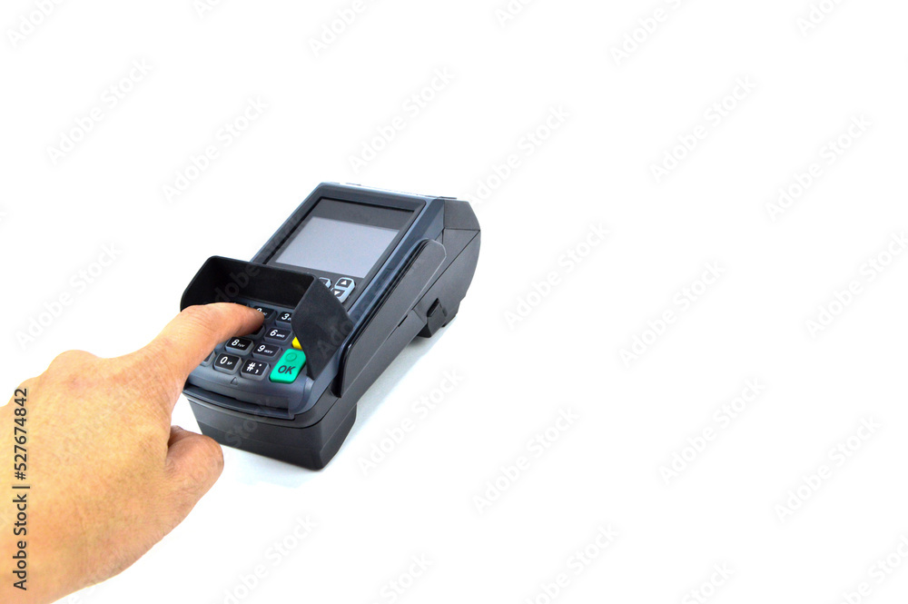 payment station .separate payment device on white background ecommerce and business payment station .separate payment device on white background ecommerce and business