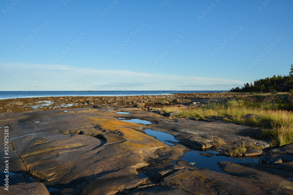 Northern seascape. Northern seascape.