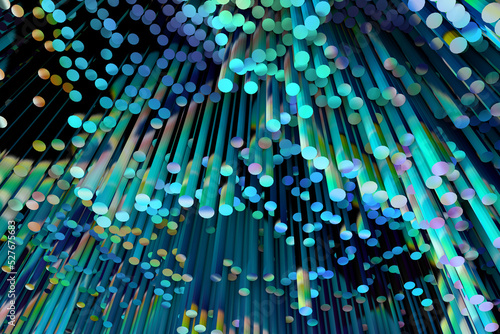 Wallpaper Mural gradient line. futuristic image. Different dimensional space. beautiful gradation. A world of darkness. Torontodigital.ca