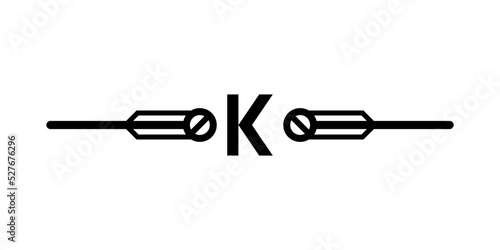 alphabet border line  © KEN111