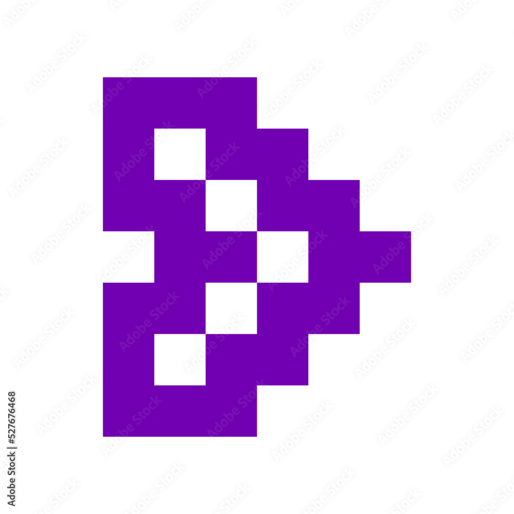 pixel arrow sticker
