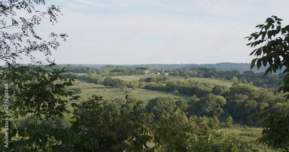 View of countryside from Baker Bluff Overlook View of countryside from Baker Bluff Overlook