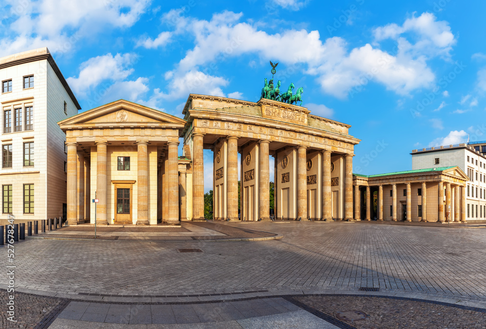 Famous Brandenburg Gate the most popular place of visit in Berlin, Germany