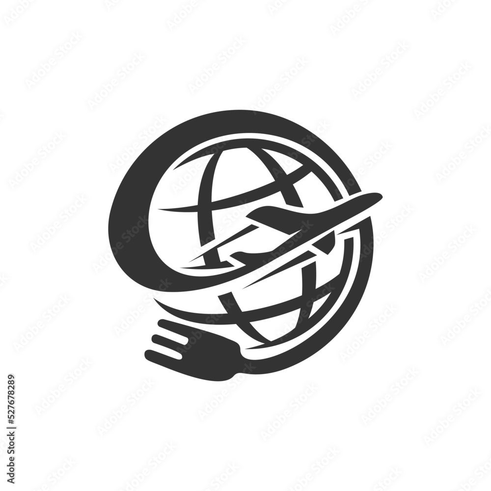 Culinary traveling vector icon illustration Culinary traveling vector icon illustration