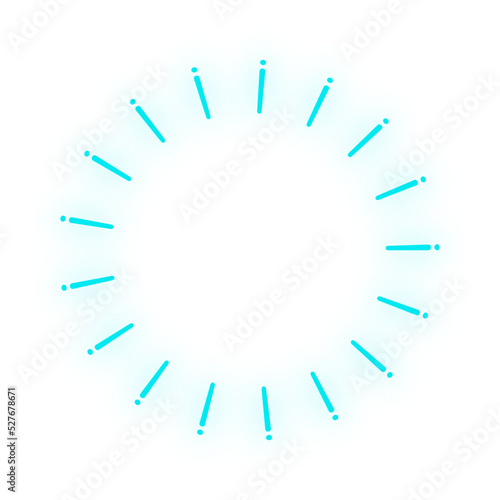 neon sun burst
