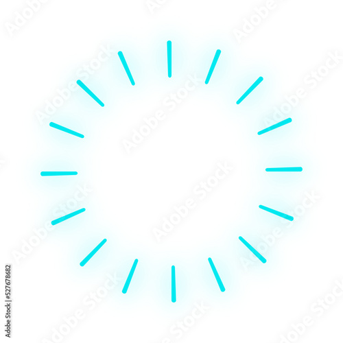 neon sun burst
