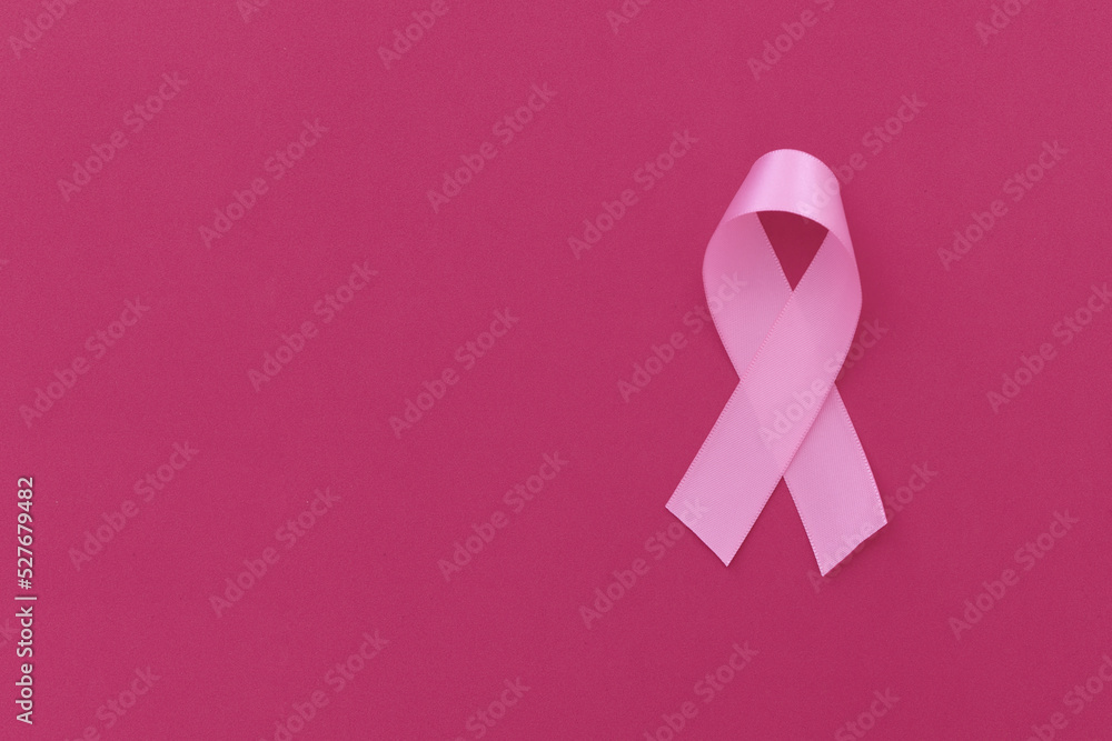 Pink October. Pink ribbon on pink background. Pink October. Pink ribbon on pink background.