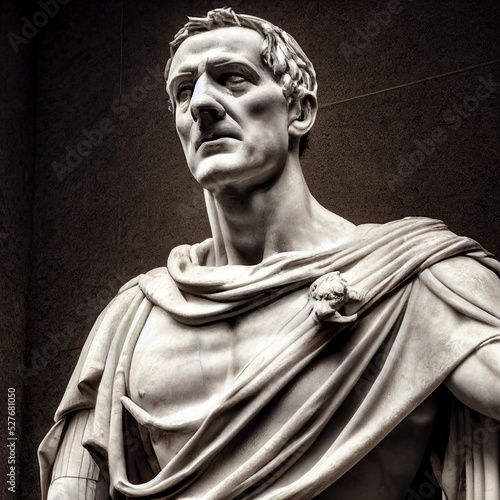 Julius Caesar as a Marble Statue photo