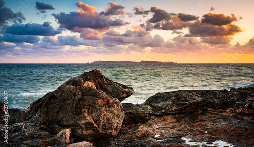 landscape ocean clouds