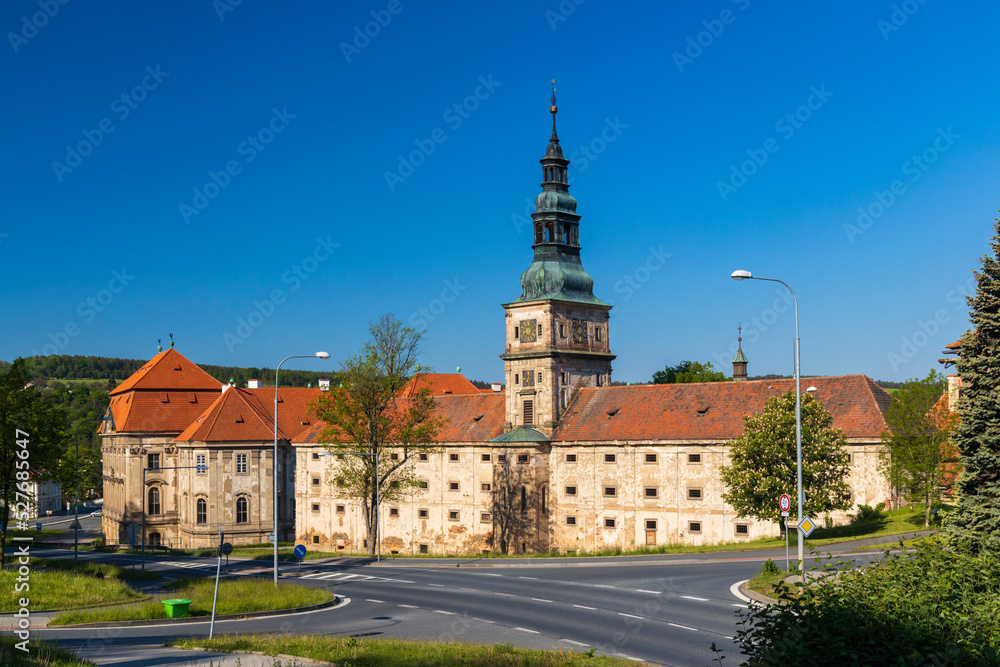 Cistercian monastery Plasy in Western Bohemia, Czech Republic - obrazy, fototapety, plakaty 