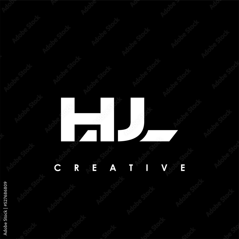 HJL Letter Initial Logo Design Template Vector Illustration