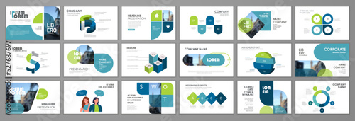 Presentation flyer set