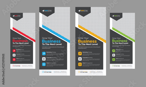 Modern Corporate Business Roll Up Banner Standee Template Vector Design, Abstract Creative X Banner, Pull Up Banner Layout for Advertisement, Ads, Exhibition, Display