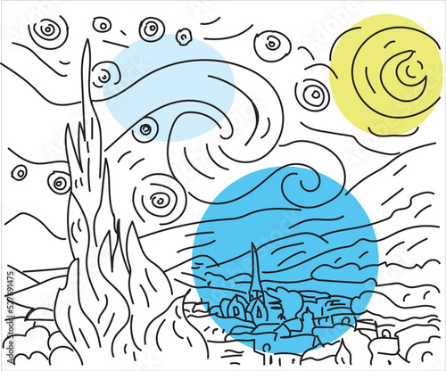 Coloring page with 