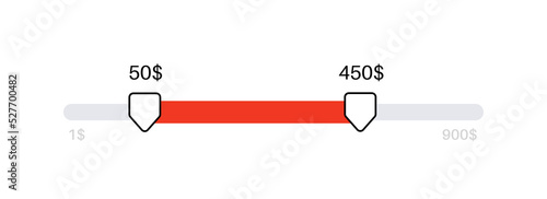 Price range filter