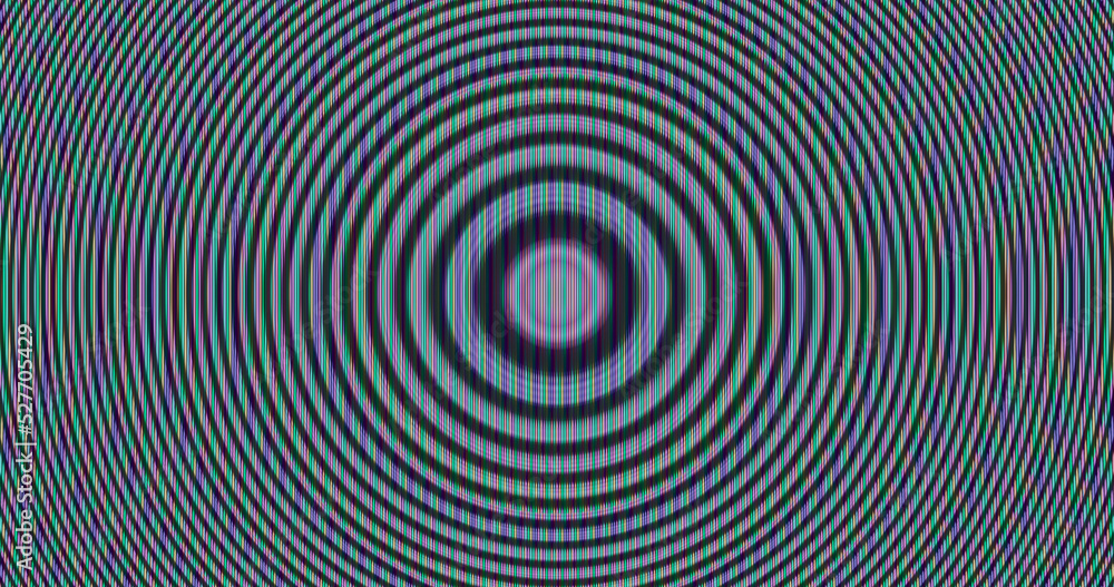 Render with circles of colored stripes Render with circles of colored stripes