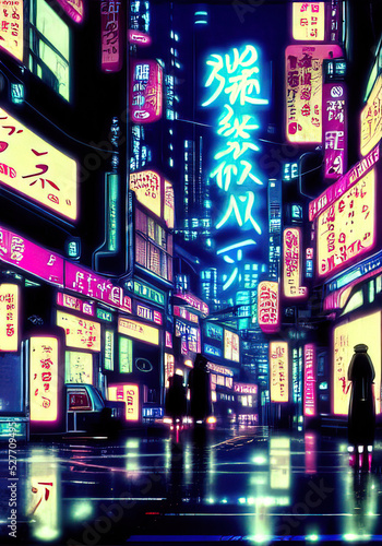 Anime Night City © Fernando