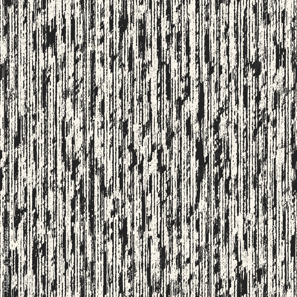 Monochrome Distressed Wood Grain Textured Striped Pattern Monochrome Distressed Wood Grain Textured Striped Pattern