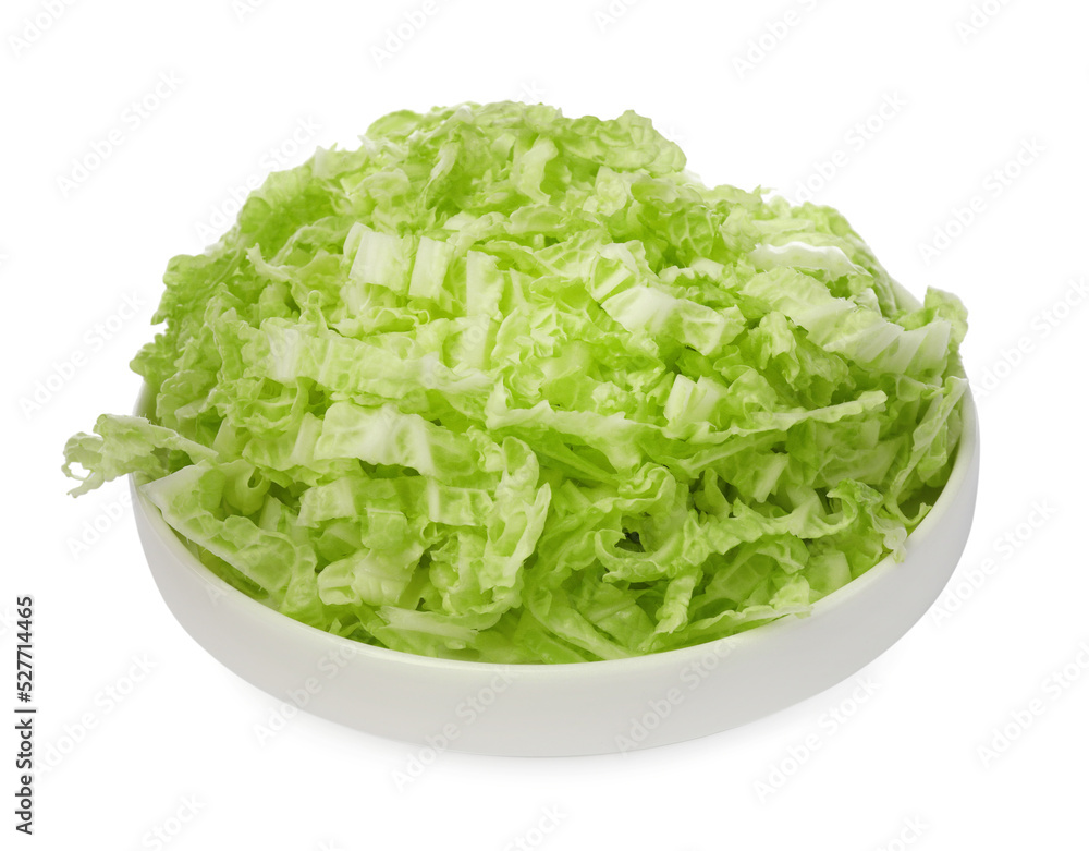 Pile of fresh ripe Chinese cabbage isolated on white Pile of fresh ripe Chinese cabbage isolated on white