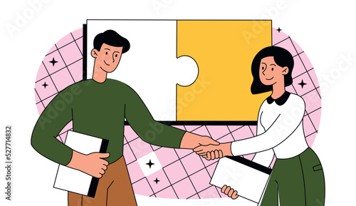 Business partners concept