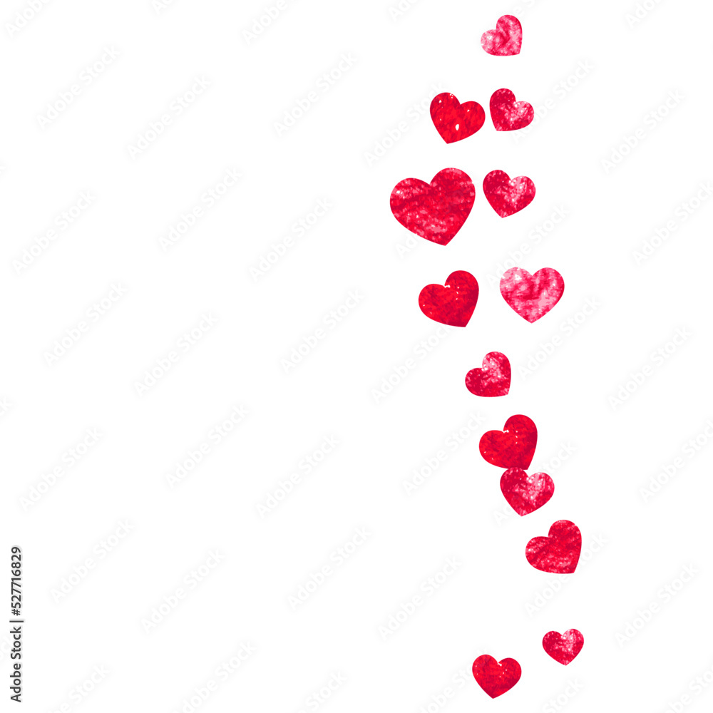 Heart Pattern. Romantic Border For Mother. Romance Frame. Rose Happy Splatter. Handdrawn Wallpaper For Party. Red Random Poster. Pink Heart Pattern.