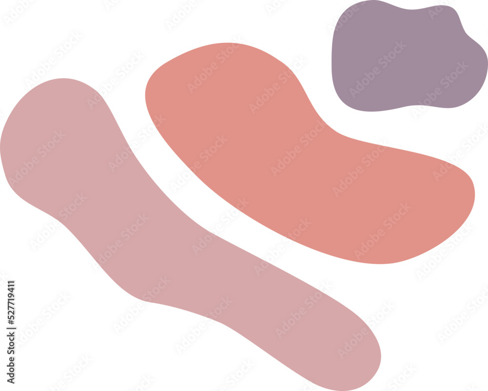 Colorful pastel abstract blob Colorful pastel abstract blob