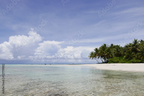 Pisar island at Truk lagoon in Chuuk state of Micronesia