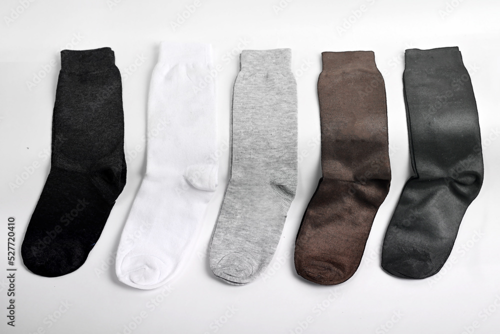 socks for men isolated on white background socks for men isolated on white background