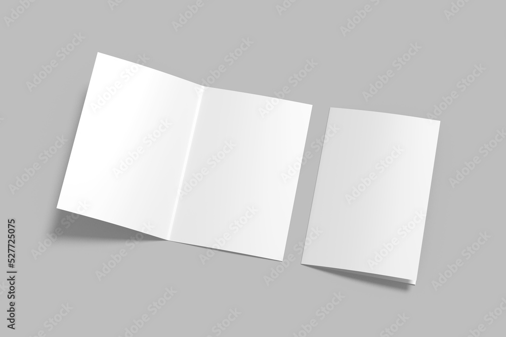 A5 Bifold Brochure Blank Mockup A5 Bifold Brochure Blank Mockup