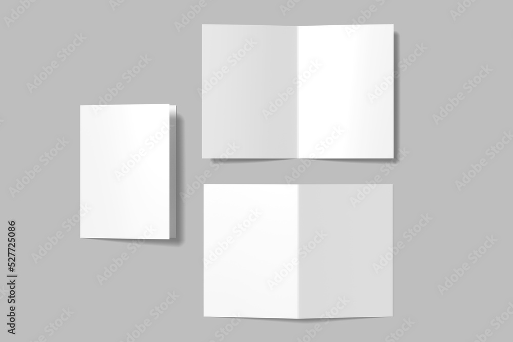 A5 Bifold Brochure Blank Mockup A5 Bifold Brochure Blank Mockup