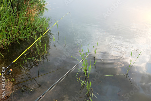 fishing rod spinning outdoor fishing