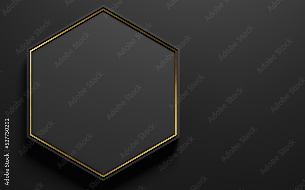 Copy space hexagon background. Cosmetics or beauty product promotion mockup. Natural rough silver grey, step pedestal. Trendy minimalist banner, 3D rendering. Copy space hexagon background. Cosmetics or beauty product promotion mockup. Natural rough silver grey, step pedestal. Trendy minimalist banner, 3D rendering.