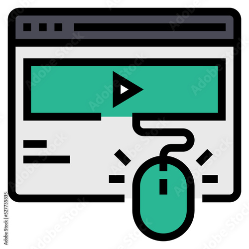 click through rate icon