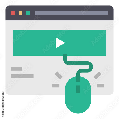 click through rate icon