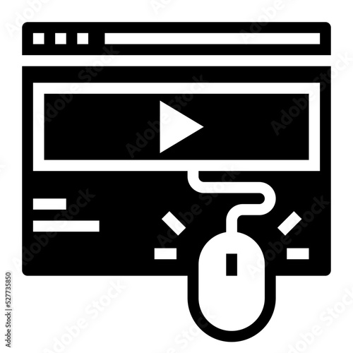 click through rate icon