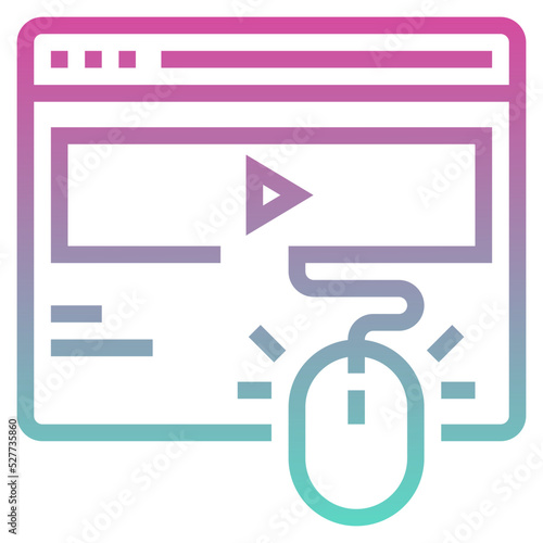 click through rate icon