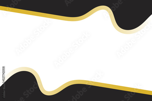 Simple wave background with empty space