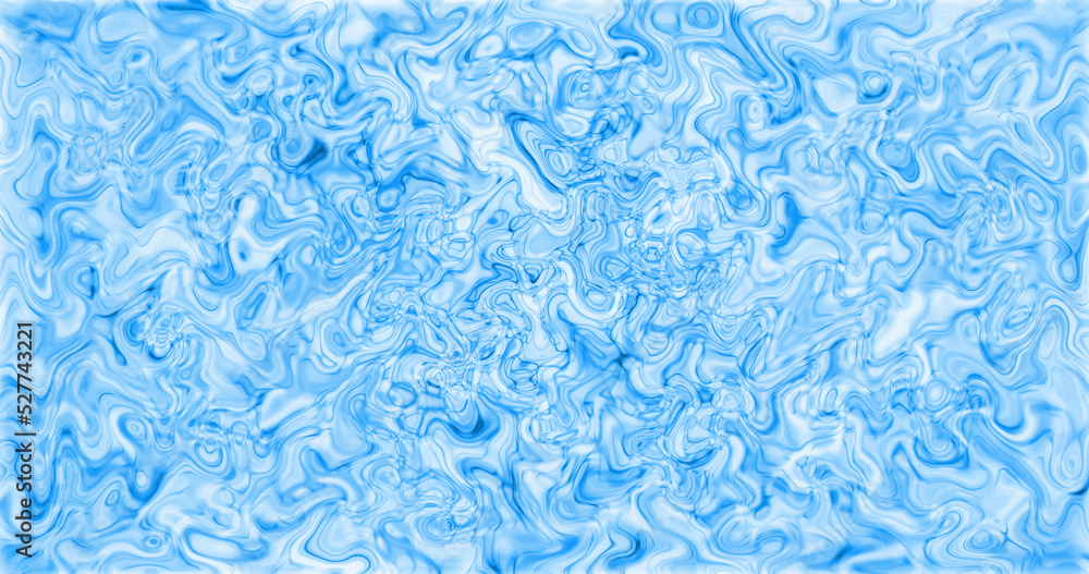 Image of moving background with blue waves