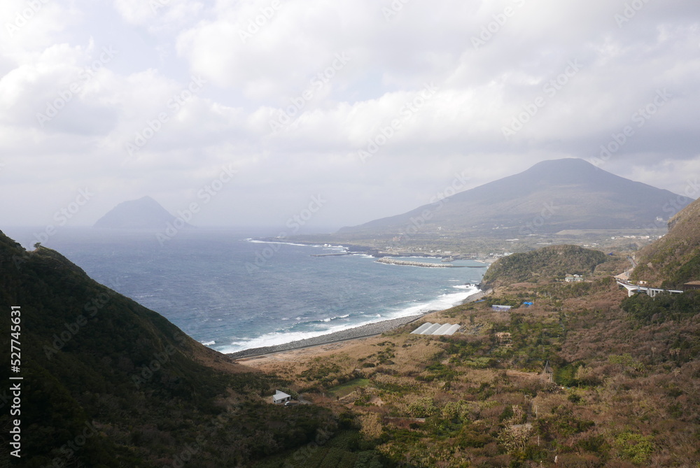 Remote hidden island Hachijo island in Tokyo, Japan