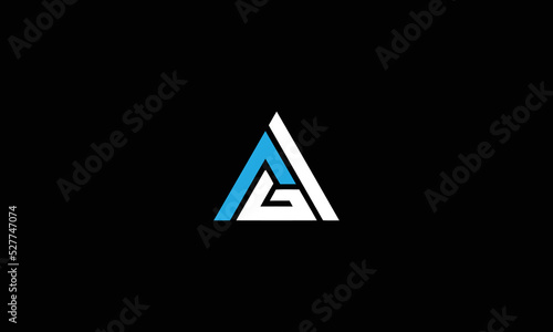 AG GA abstract vector logo monogram template Free Download AG GA abstract vector logo monogram template - GFXLoad