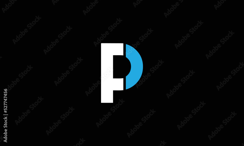 FP, PF, Letters Logo Monogram Design FP, PF, Letters Logo Monogram Design