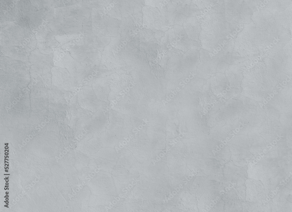 Naklejka premium Rough uneven plastered surface of the gray wall