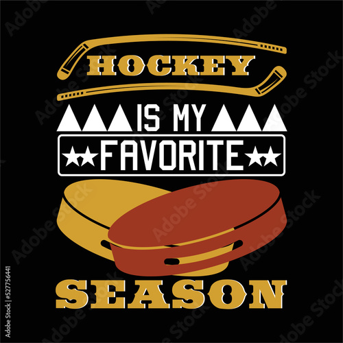 Photography best hockey t shirt design vector