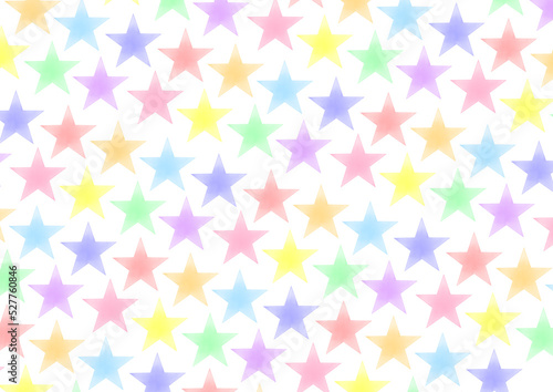 星をモチーフとした可愛いグラフィック
