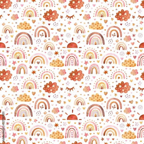 pattern with candy sun