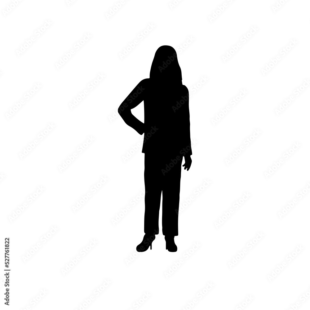 Woman body silhouette