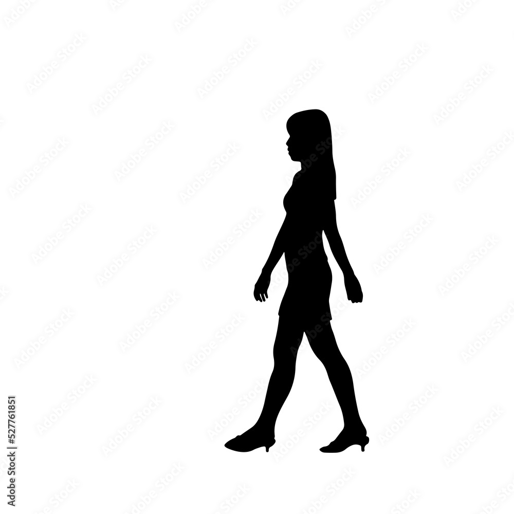 Fototapeta premium Woman body silhouette